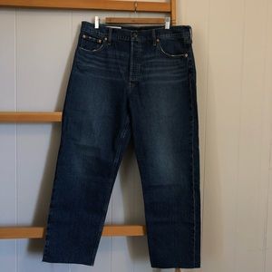 GAP High Rise Cheeky Straight Jeans with Washwell